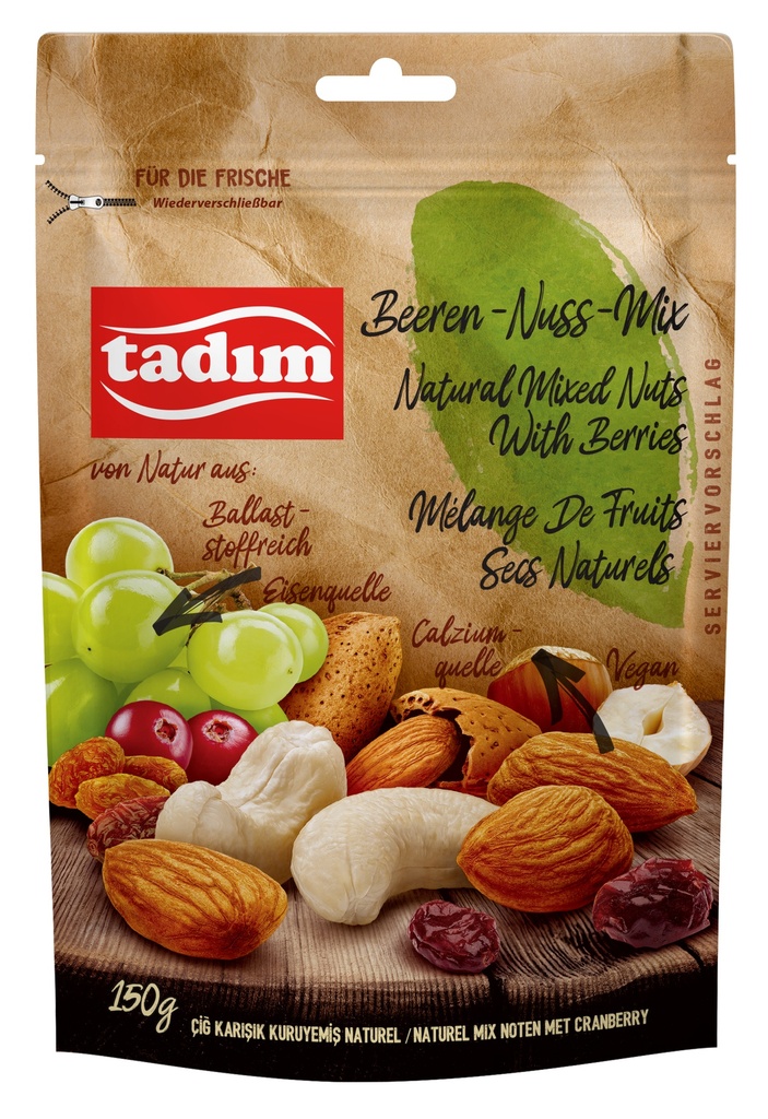 TADIM MÉLANGE DE FRUITS À COQUE CRUS NATURELS 150 GR