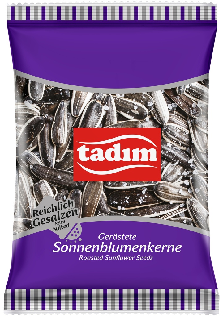 TADIM ZWARTE ZONNEBLOEMPITTEN EXTRA GEZOUTEN (BLAUW) 100GR
