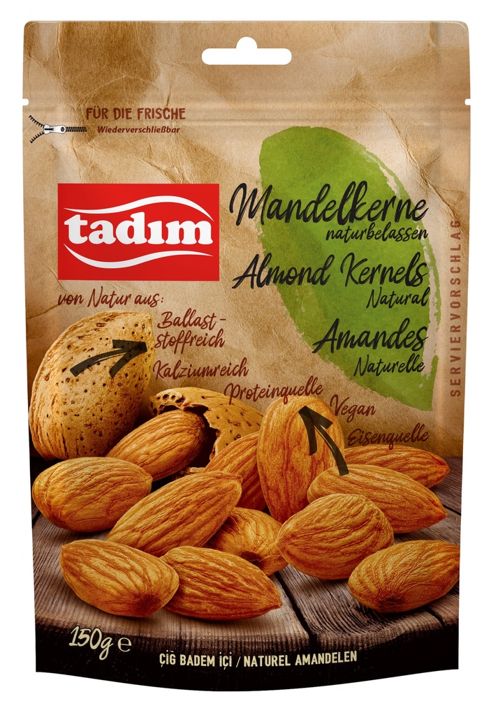 TADIM RAUWE AMANDELEN 150 GR
