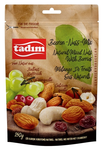 [1591] TADIM MÉLANGE DE FRUITS À COQUE CRUS NATURELS 150 GR