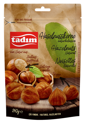 [1592] TADIM NATUURLIJKE HAZELNOTEN 150 GR